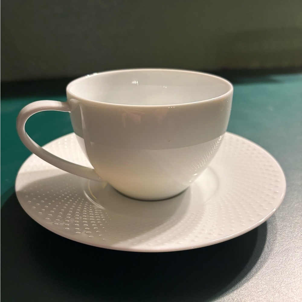 Crate and Barrel Tamiko tea cup/saucer